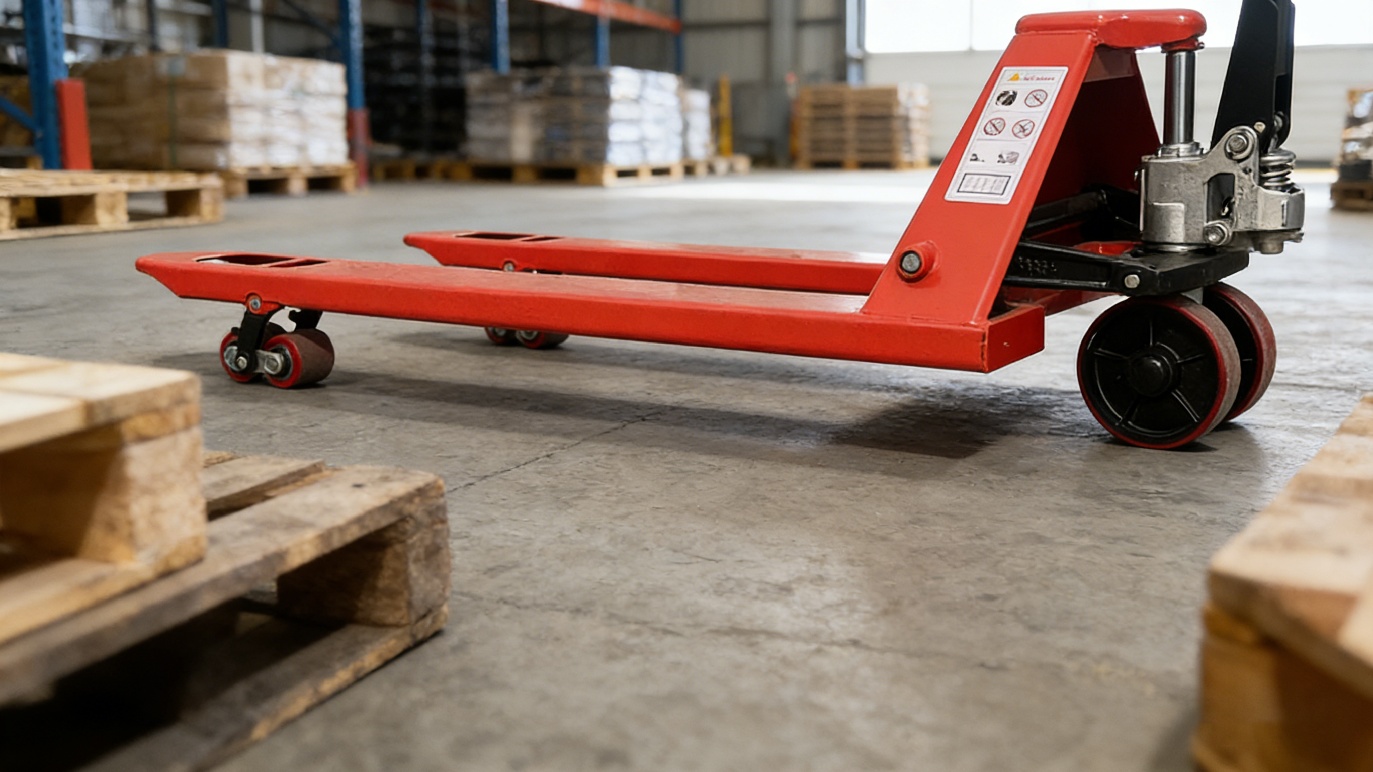 Quanto &egrave; largo un jack per pallet?